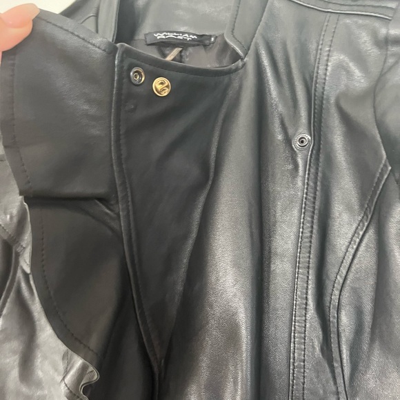 Genuine Leather Biker Jacket William Rast Women’s - Picture 9 of 12